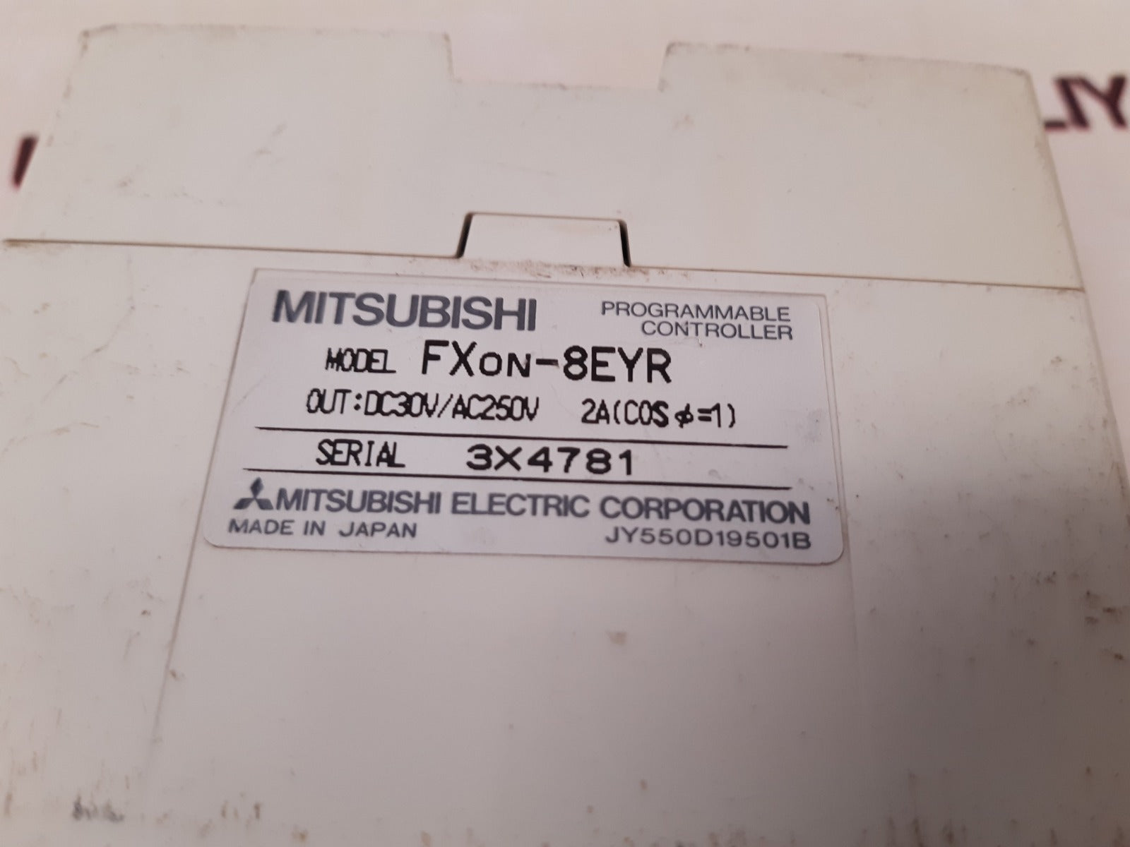 Mitsubishi Fx0N-8Eyr Programmable Controller Logic Power Unit Plc Module - Image 5