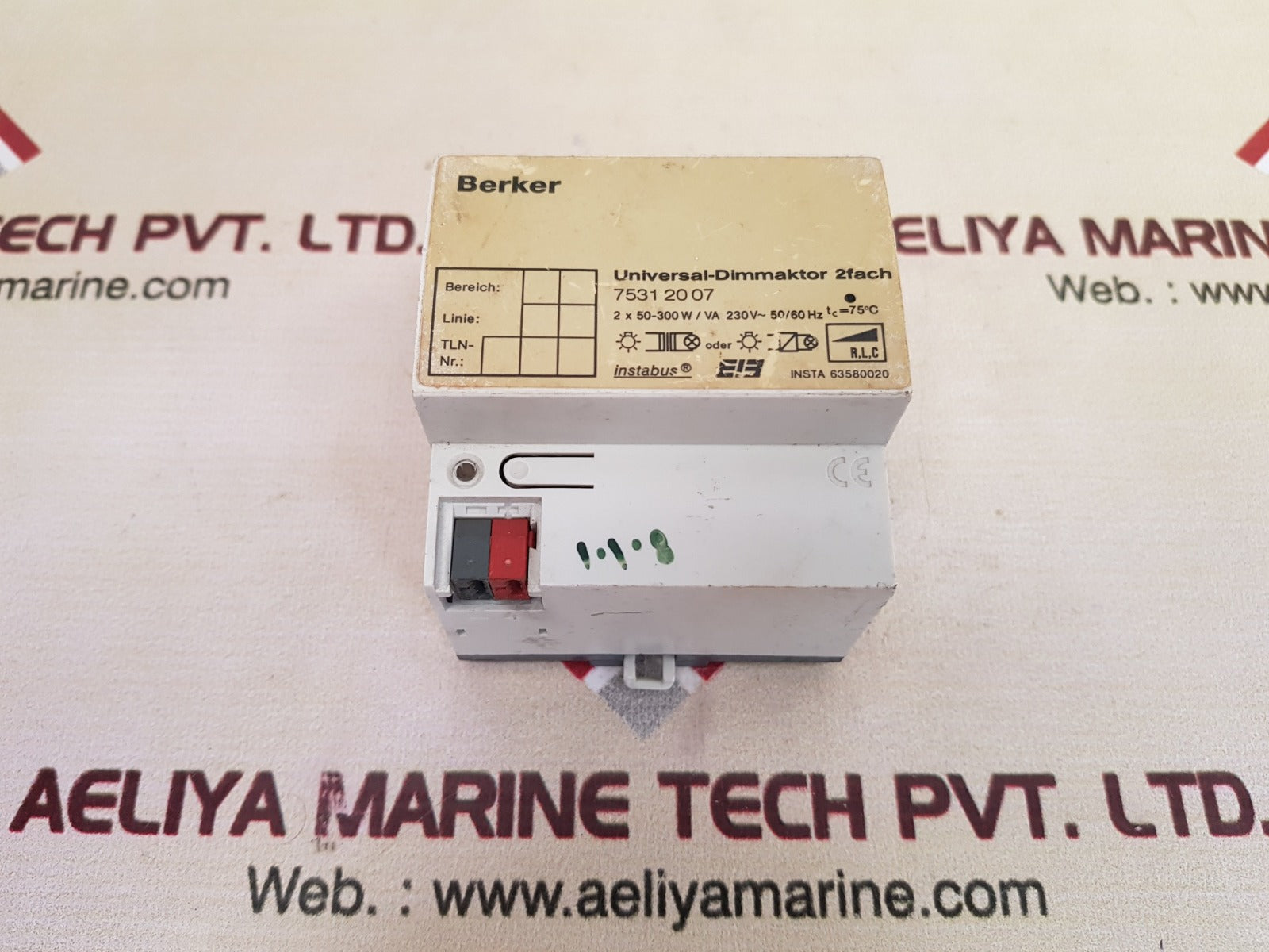 Berker 7531 20 07 Universal-dimmaktor Actuator 2 Fold 230V~50/60Hz