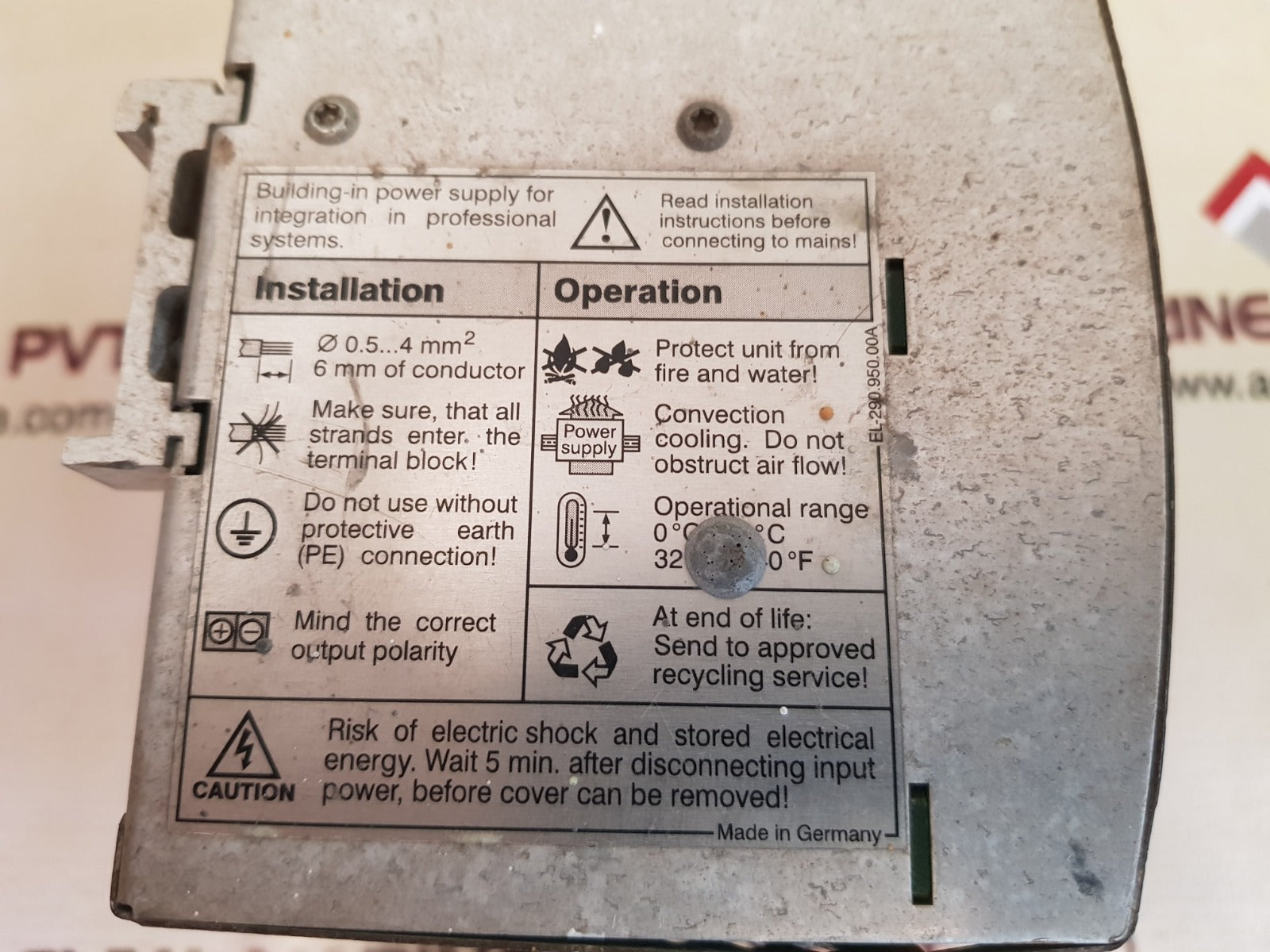 Sola Sdn 10-24-100 Power Supply 115/230 Vac 50-60Hz - Image 6