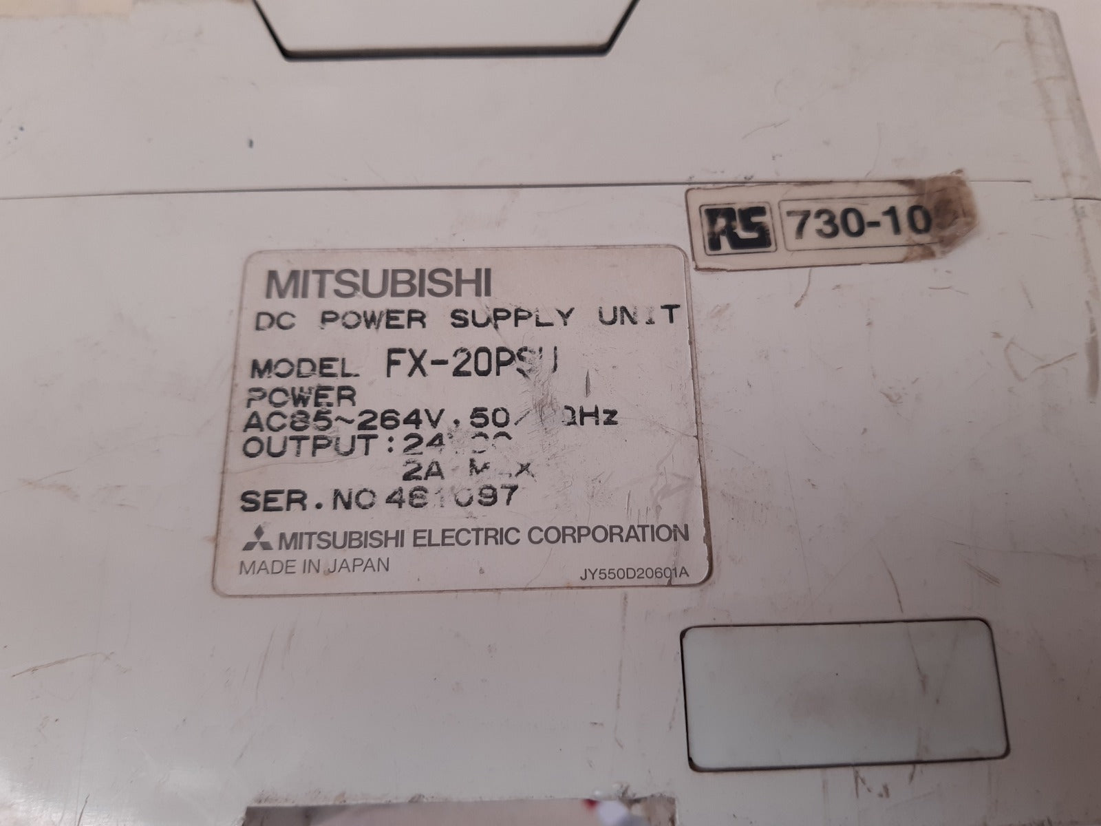 Mitsubishi Fx-20Psu Dc Power Supply Unit Ac85~264V 50/60Hz - Image 5