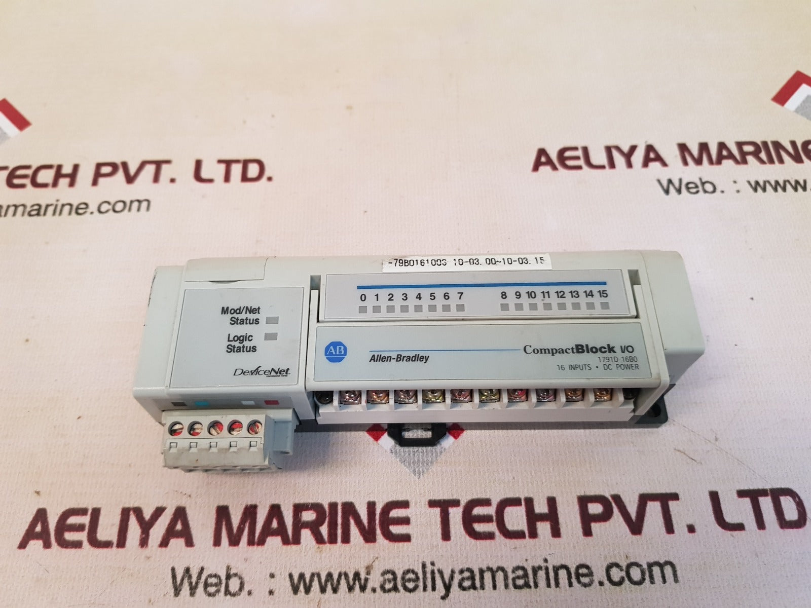 Allen-bradley 1791D-16B0 16 Inputs Compact Block I/O Devicenet - Image 3