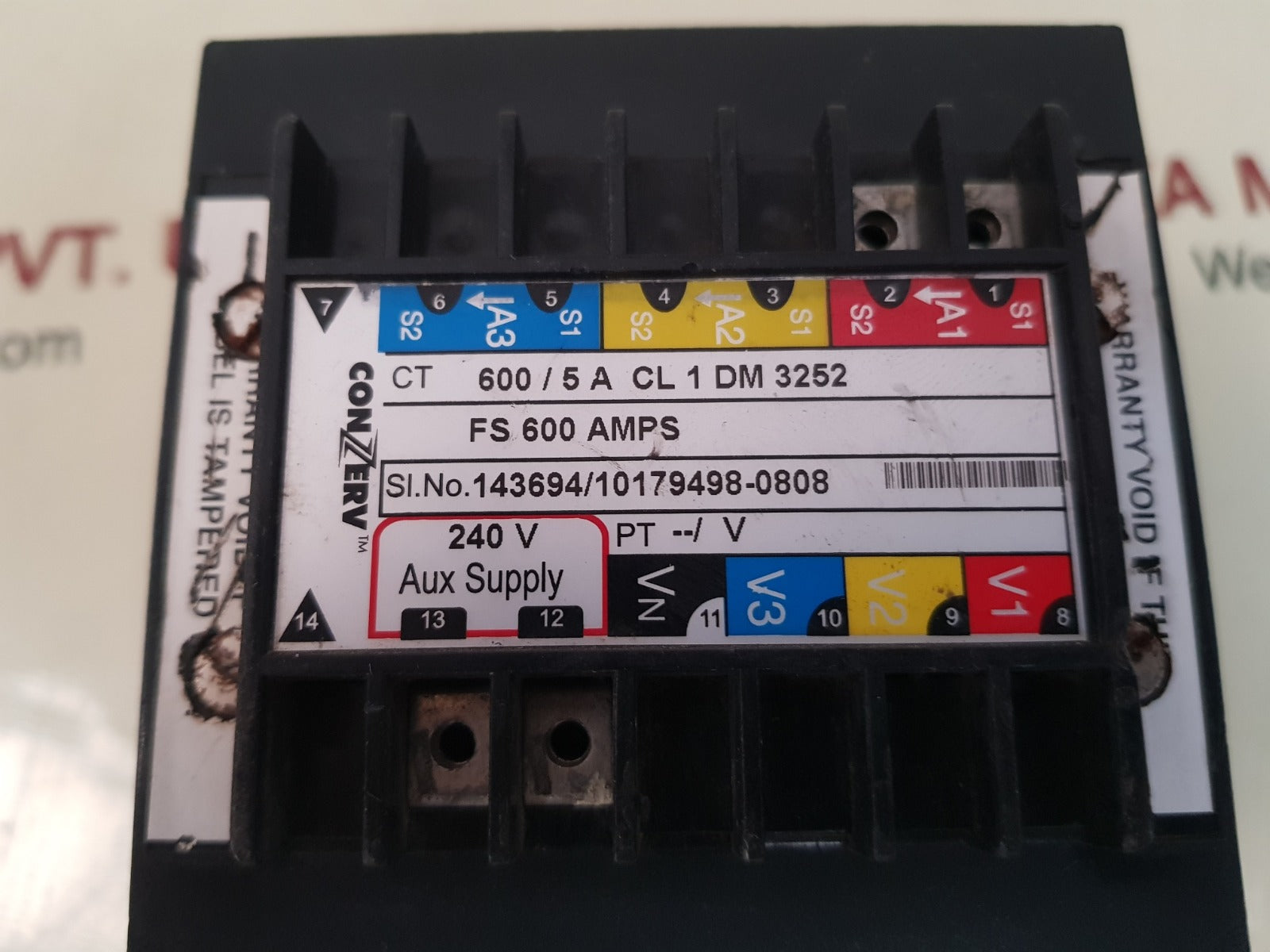 Conzerv Dm 3252 Digital Panel Meter 600/5A - Image 7