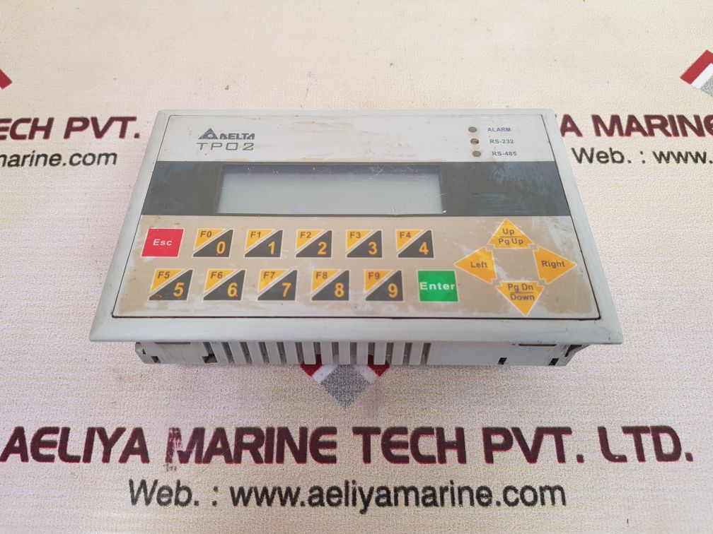 Delta Electronics Tp02G-as1 Operator Interface Lcd Display 24Vdc 3W