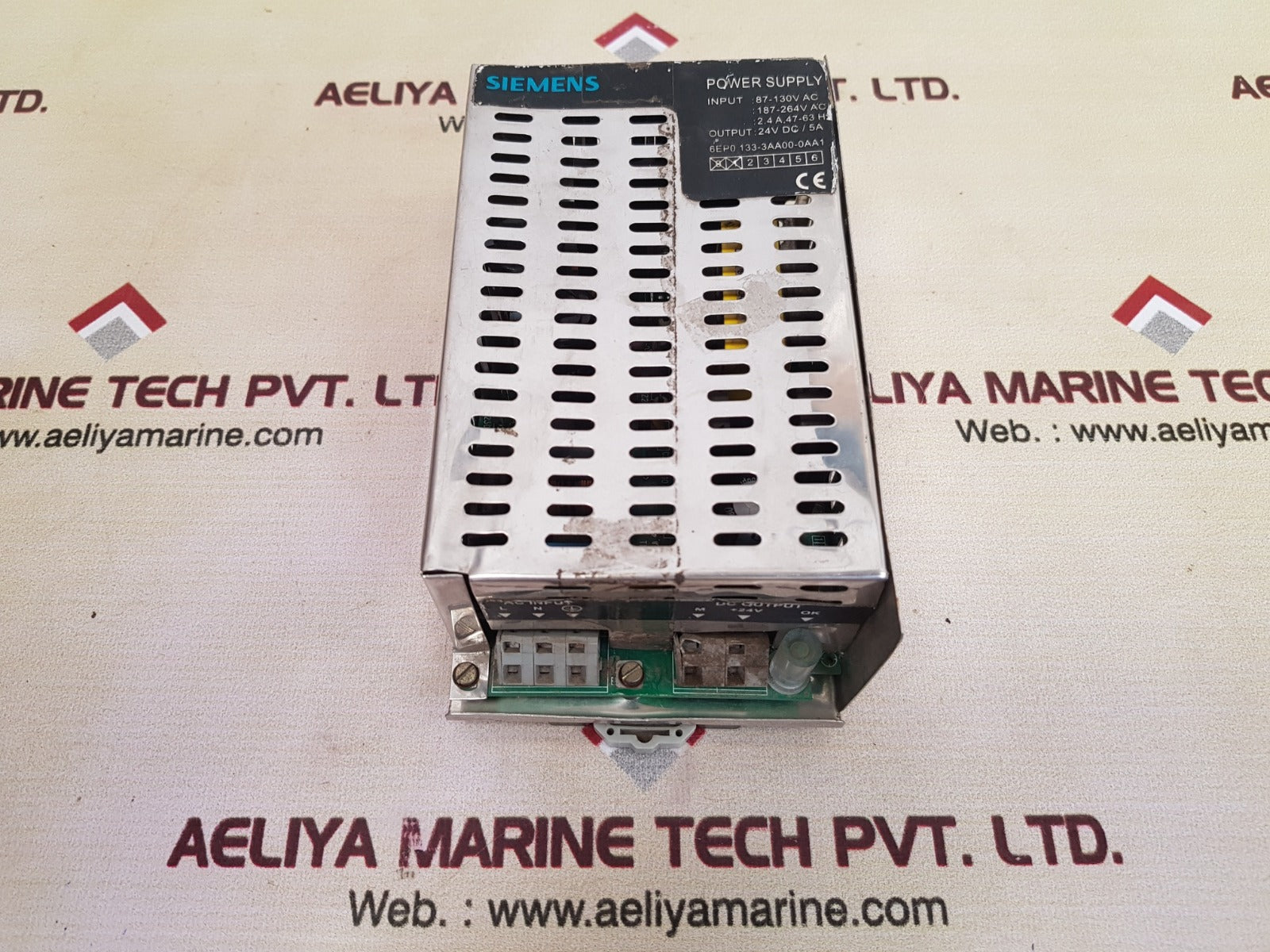 Siemens 6Ep0 133-3Aa00-0Aa1 Power Supply 24V Dc/5A