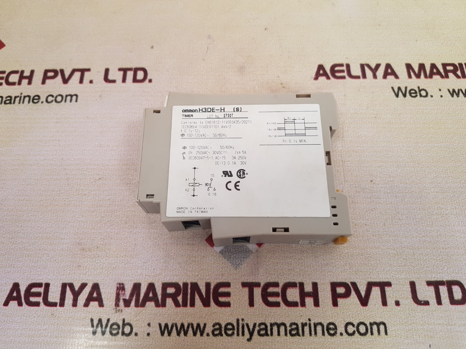 Omron H3De-h(S) Timer 250V 50/60Hz 0.1S-12S - Image 4