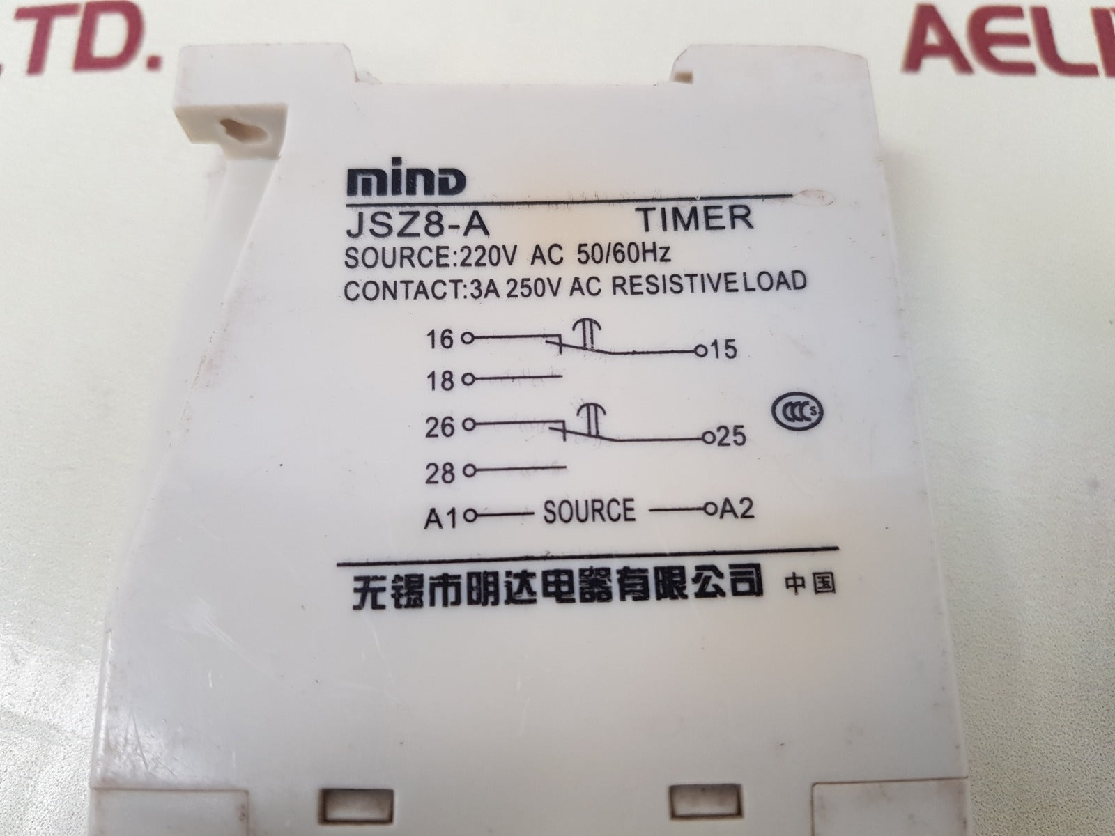 Mind Jsz8-03 Timer Relay Jsz8-a 220V Ac 50/60Hz - Image 3