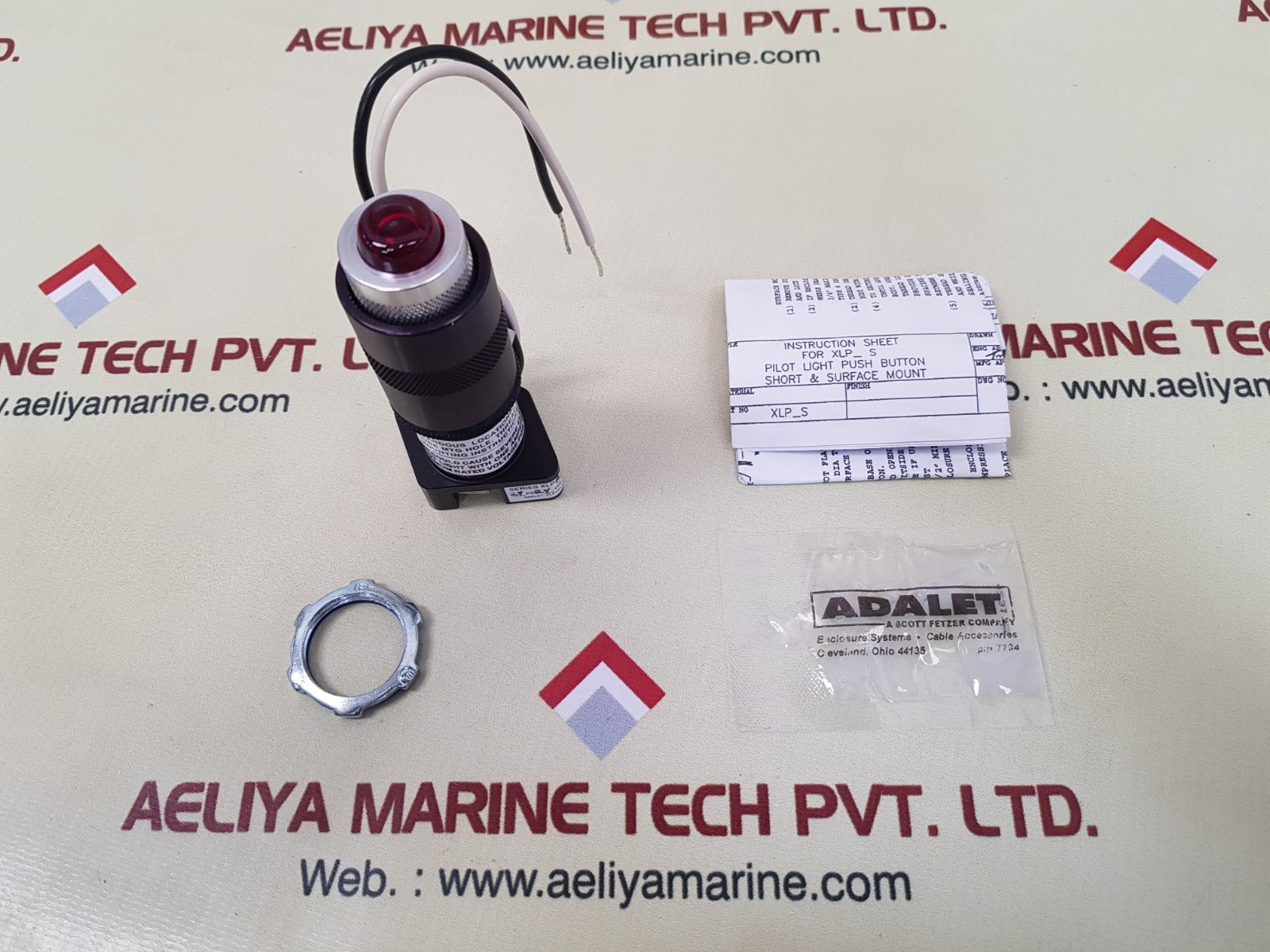 Adalet Series Xlp Rs N4 Pilot Light Push Button 17 Watts