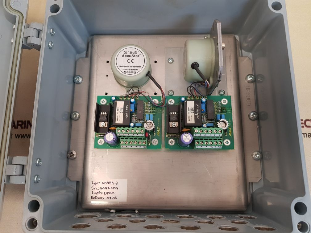 Mas Iph Marine G048A-3 Dual Inclinometer 24Vdc - Image 5