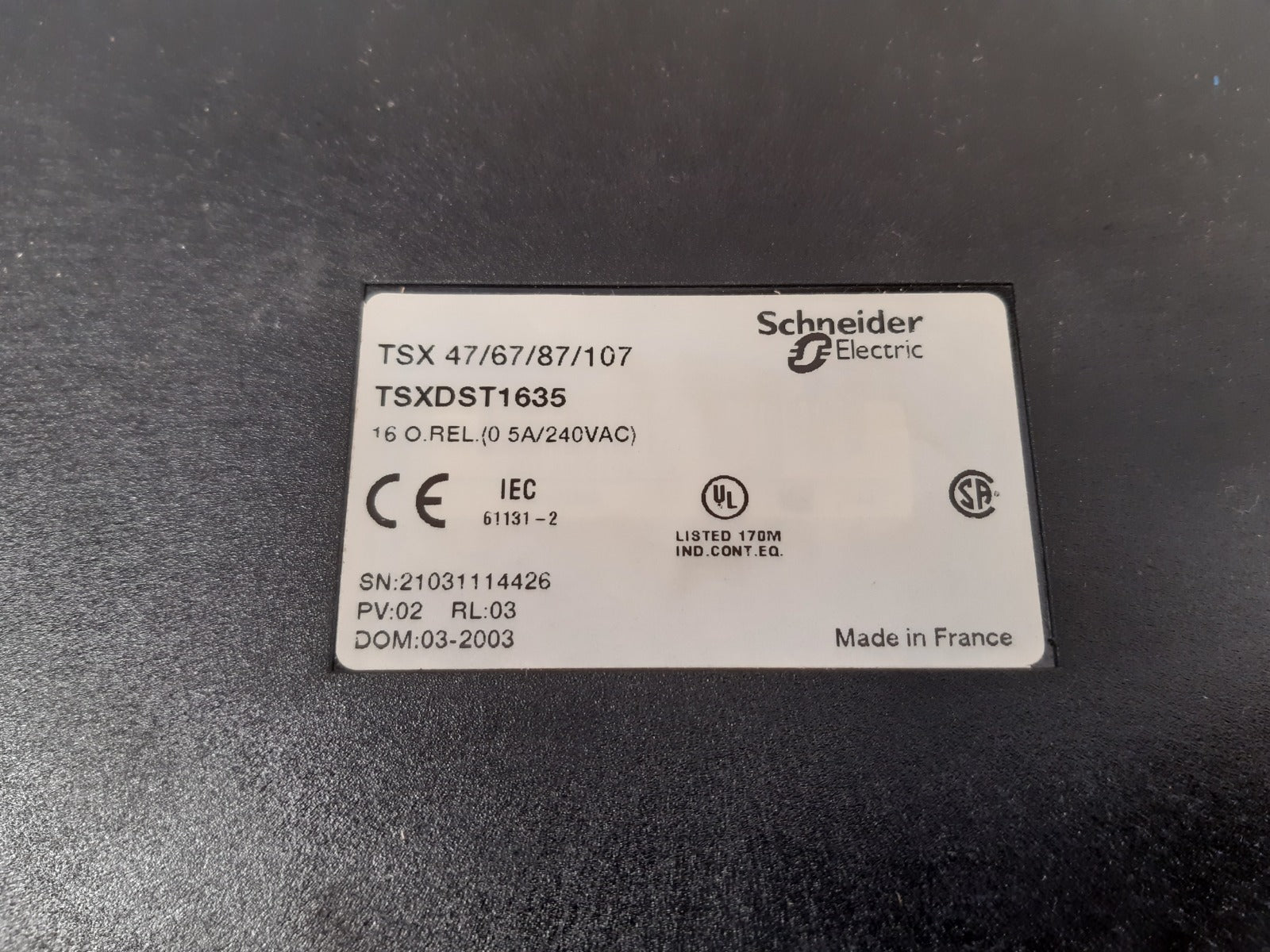 Schneider Electric Tsxdst1635 Output Module 0.5A 240Vac - Image 3