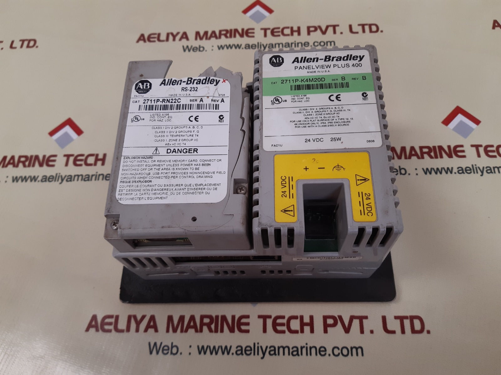 Allen-bradley 2711P-k4M20D,2711P-rn22C Interface Panel View Plus 400 24Vdc - Image 4