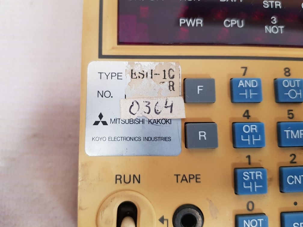 Mitsubishi Kakoki Esh-1C Tr Programming Keyboard Display 0364/0304 - Image 5