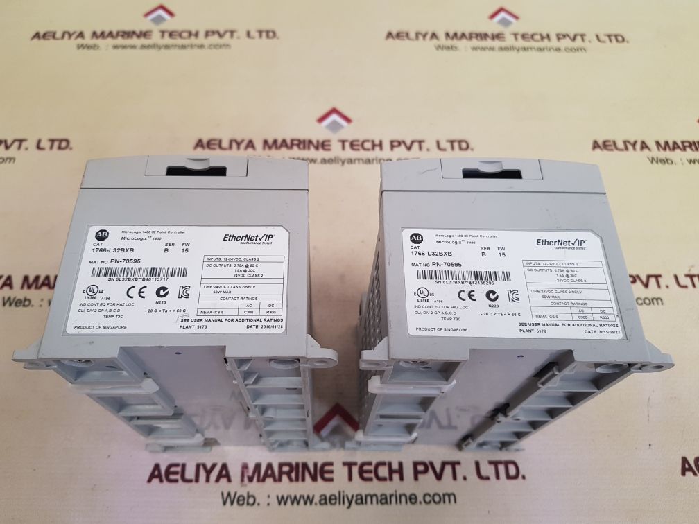 Allen-bradley 1766-l32bxb ser b micrologic 1400 controller fw: 15 - Image 2