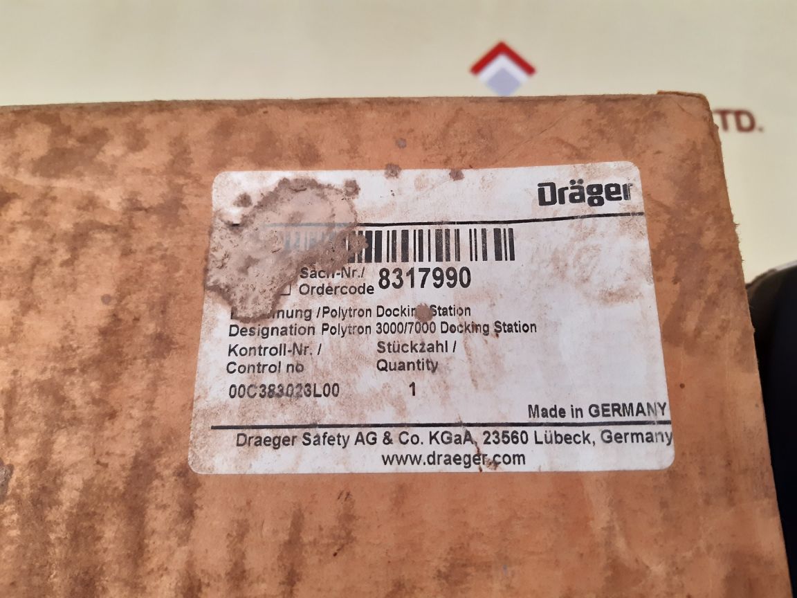 Dragersafety 8317990 Station Docking Polytron 3000/7000 - Image 2