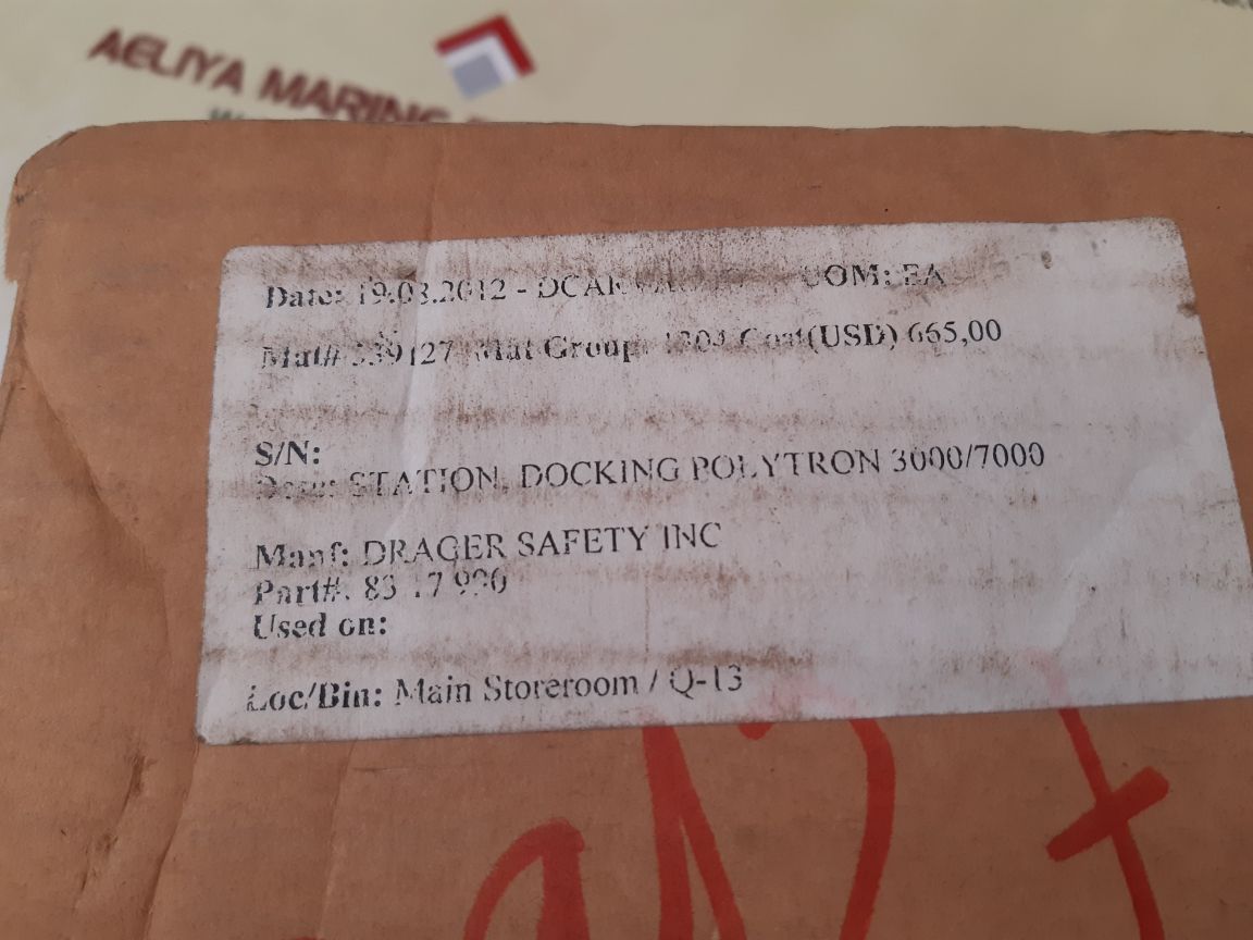 Dragersafety 8317990 Station Docking Polytron 3000/7000 - Image 3