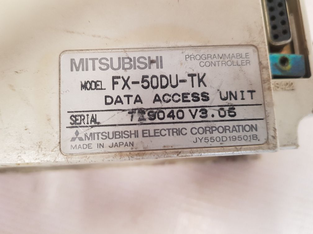 Mitsubishi Fx-50Du-tk Programmable Controller Touch Screen Panel(Not Working) - Image 7