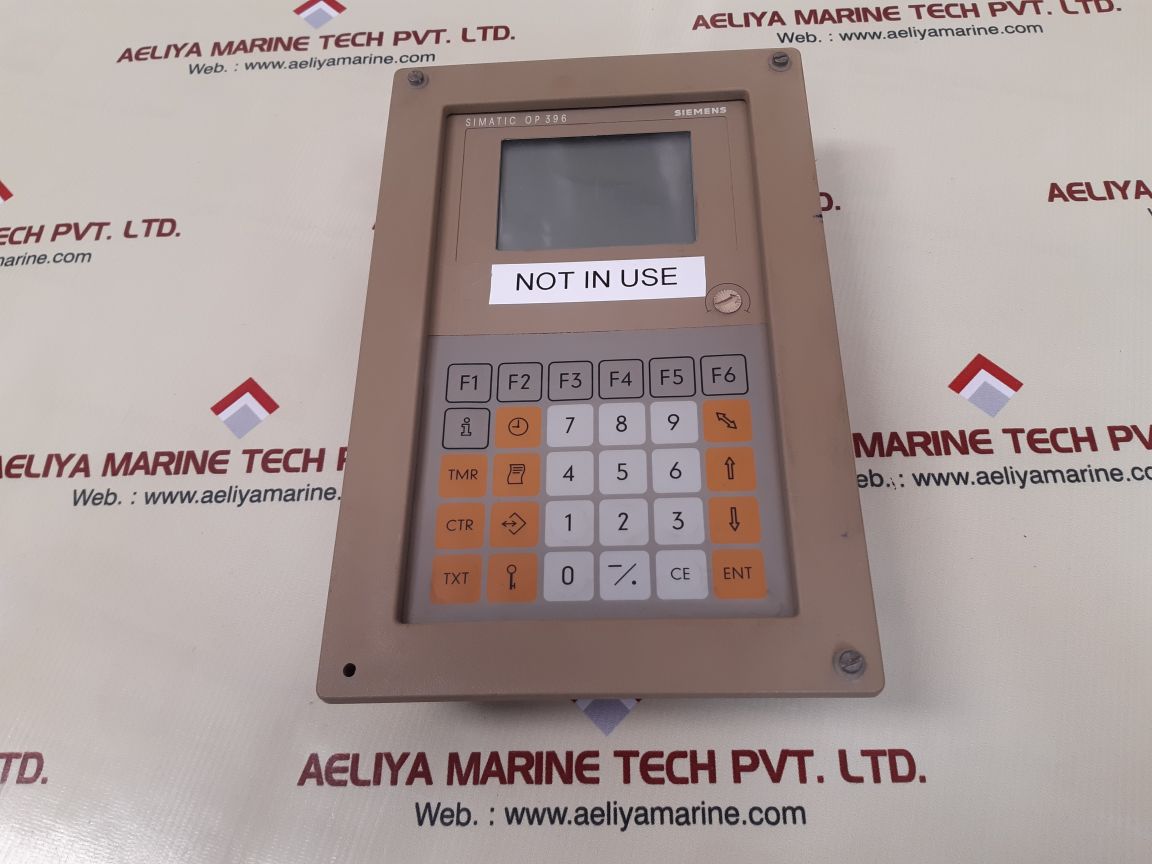 Siemens 6Es5 396-0Ua11 Simatic Op396 Operator Panel Ip40
