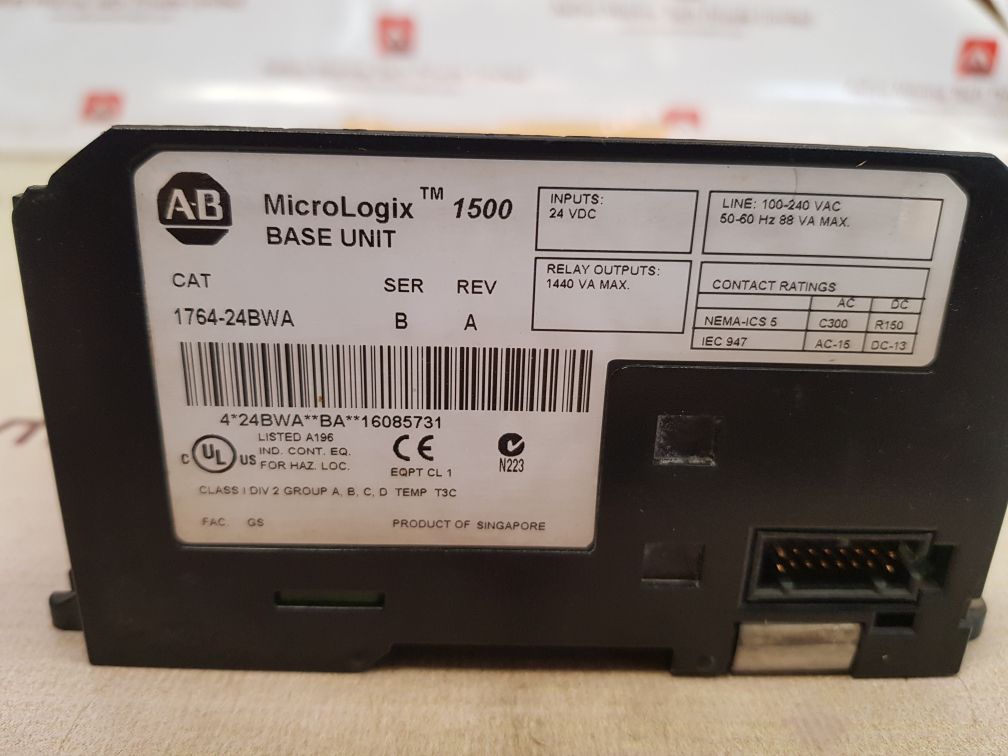 Allen-bradley 1764-24Bwa Ser B Micrologix Base Unit 1500 (Not Working) - Image 7