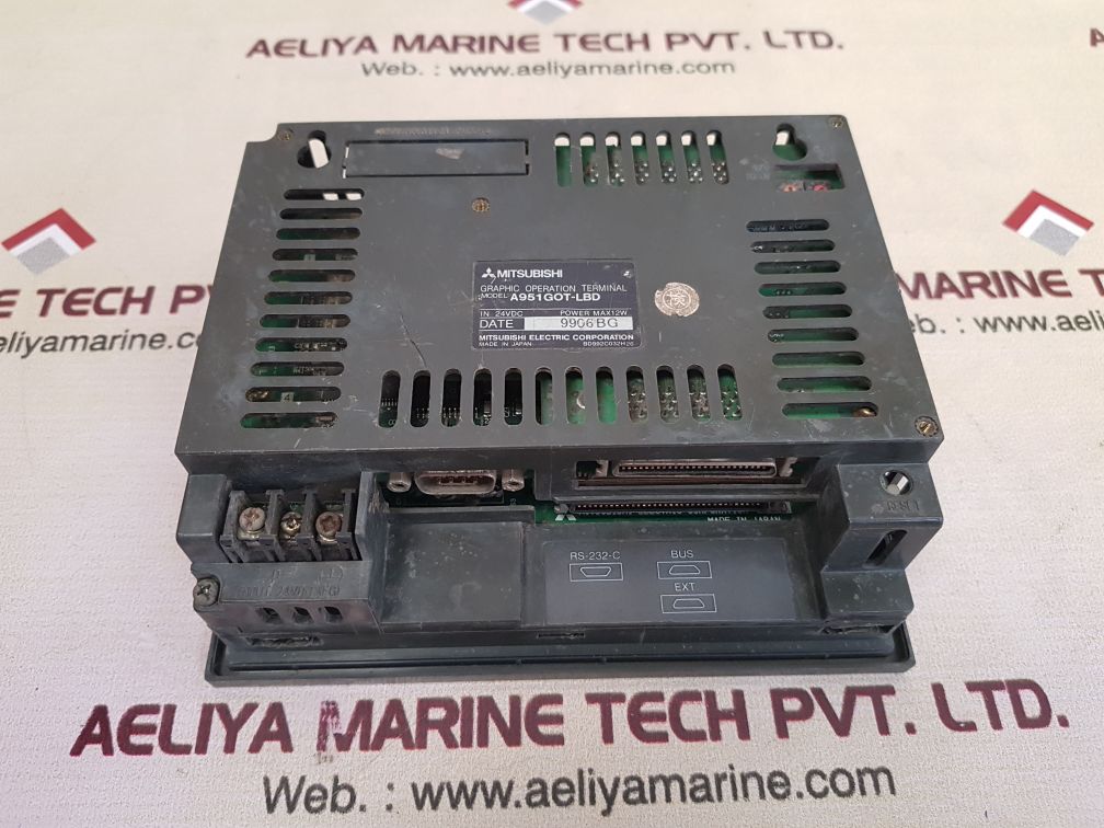 Mitsubishi A951Got-lbd Graphic Operation Terminal Panel 24Vdc (Not Working) - Image 2