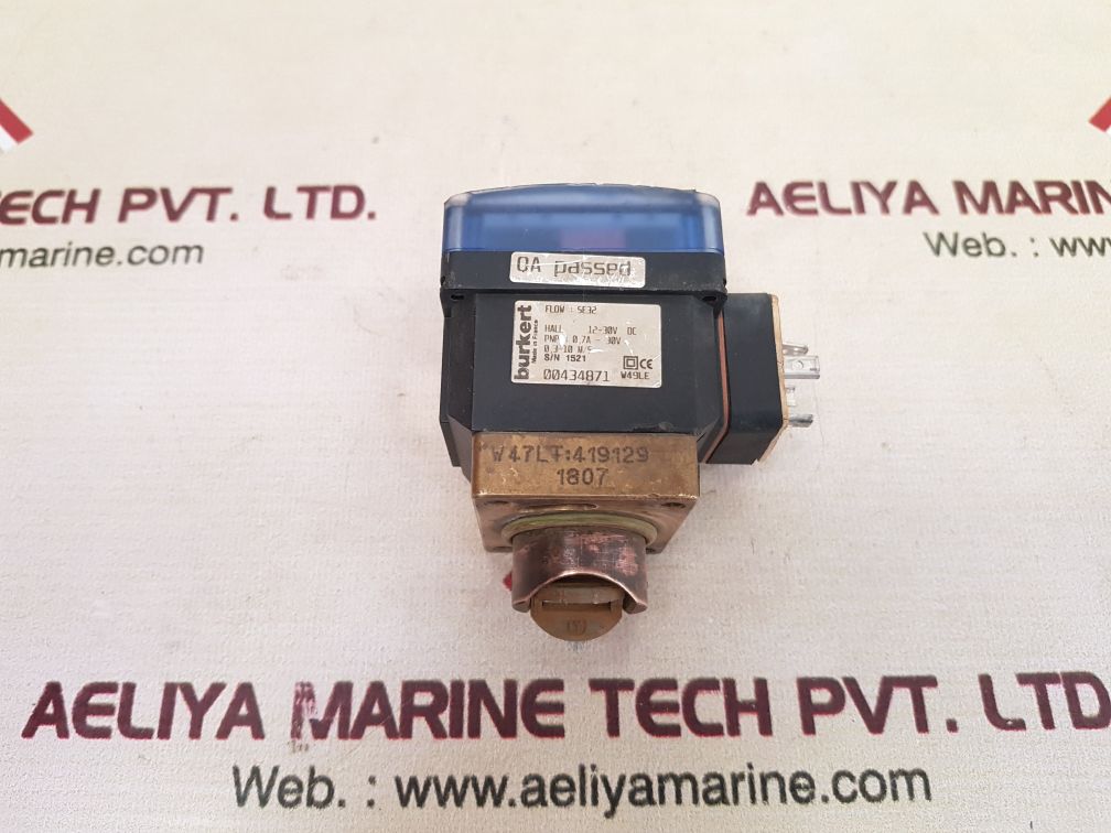 Burkert Se32 Flow Switch 12-30V Dc - Image 6