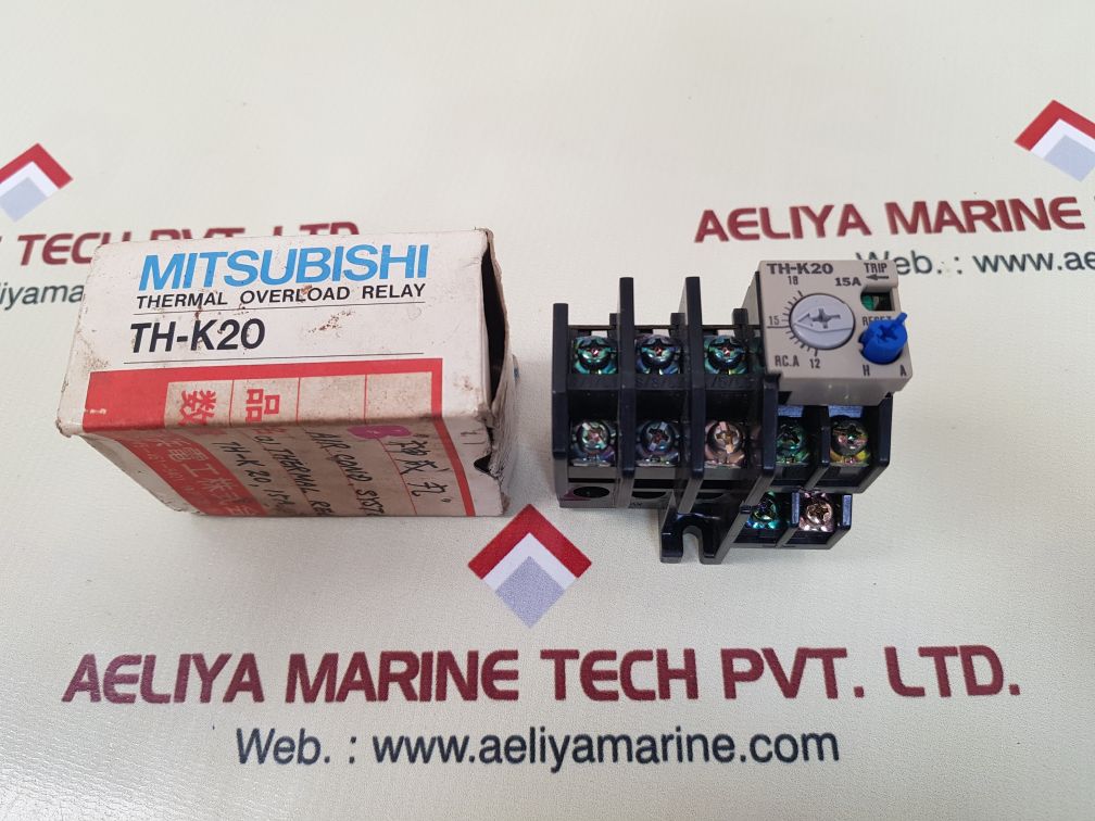 Mitsubishi Electric Th-k20 Thermal Overload Relay 15A 600Vac