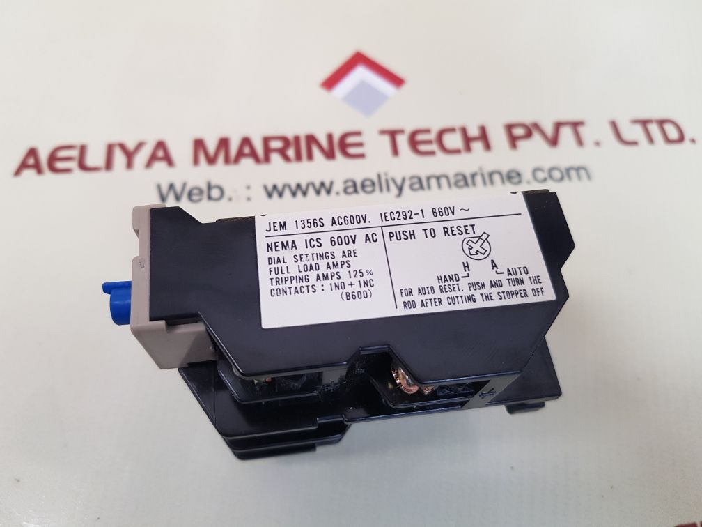 Mitsubishi Electric Th-k20 Thermal Overload Relay 15A 600Vac - Image 4