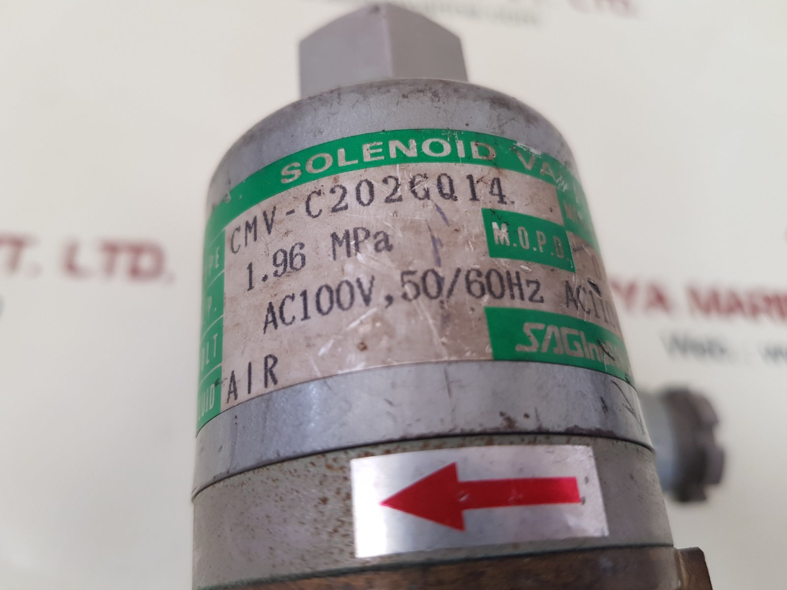 Saginomiya Cmv-c202Gq14 Solenoid Valve Ac100V 50/60Hz - Image 7