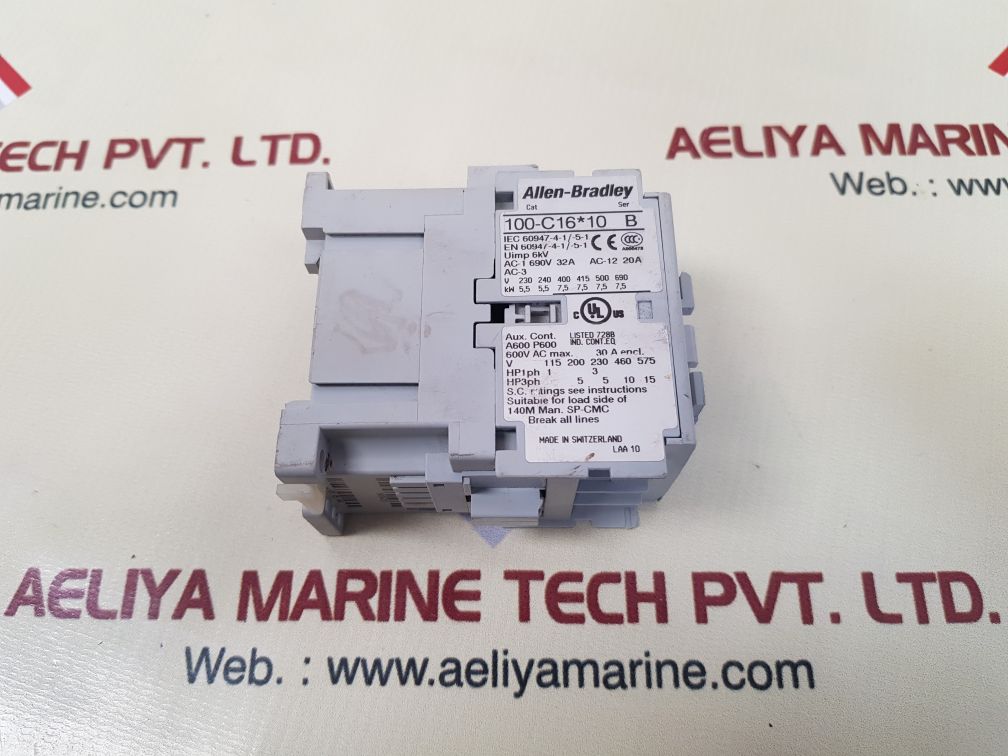 Allen-bradley 100-c16*10 Contactor 50/60Hz - Image 3