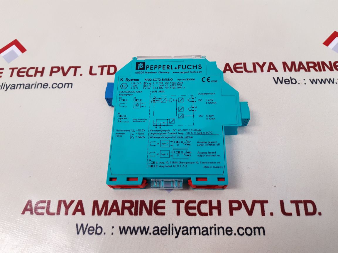 Pepperl+fuchs kfd2-sot2-ex1.lb.io isolated barrier 181004 new - Image 2