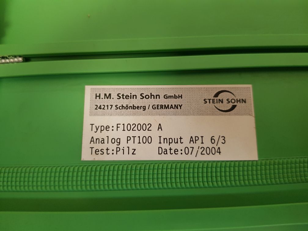 Stein Sohn F102002 A Analog Pt100 Input Module - Image 8