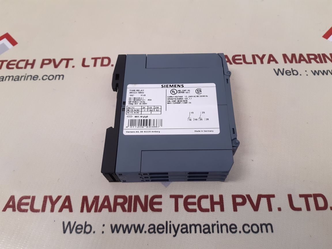 Siemens 3rp2525-1bw30 time relay - Image 5