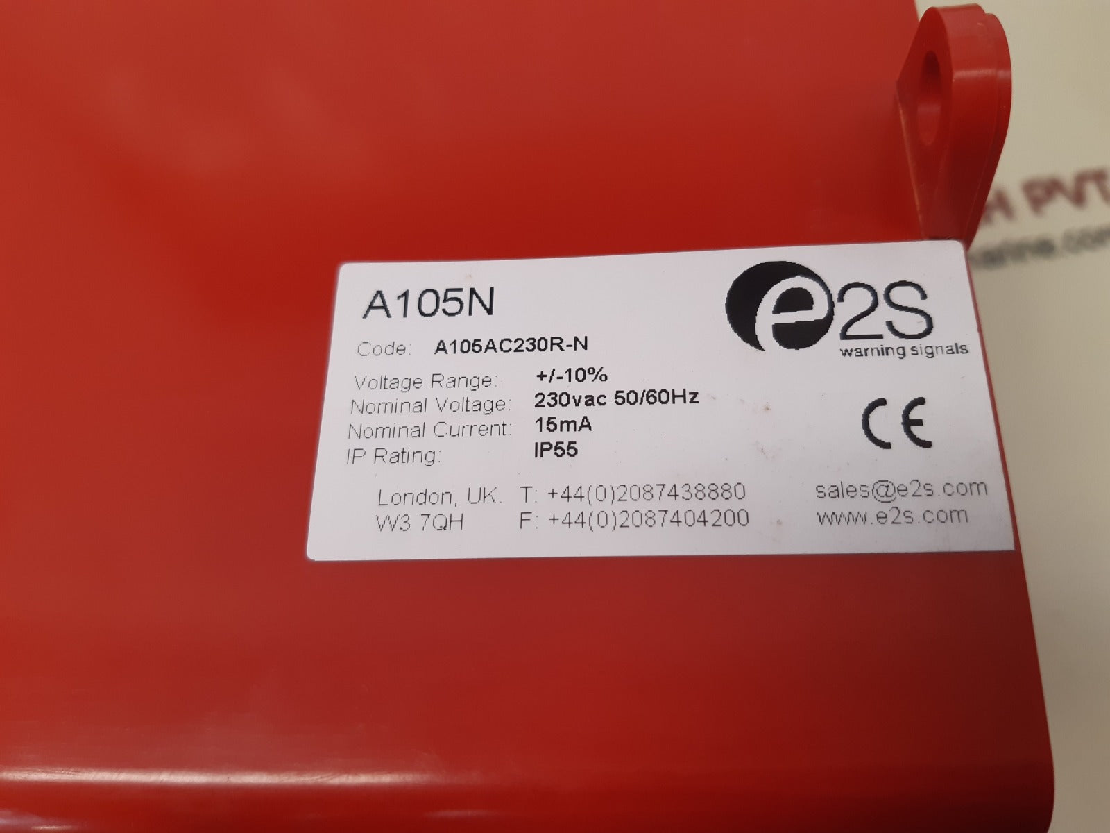 E2s warning signals a105n alert alarm sound 230vac 50/60 hz - Image 7