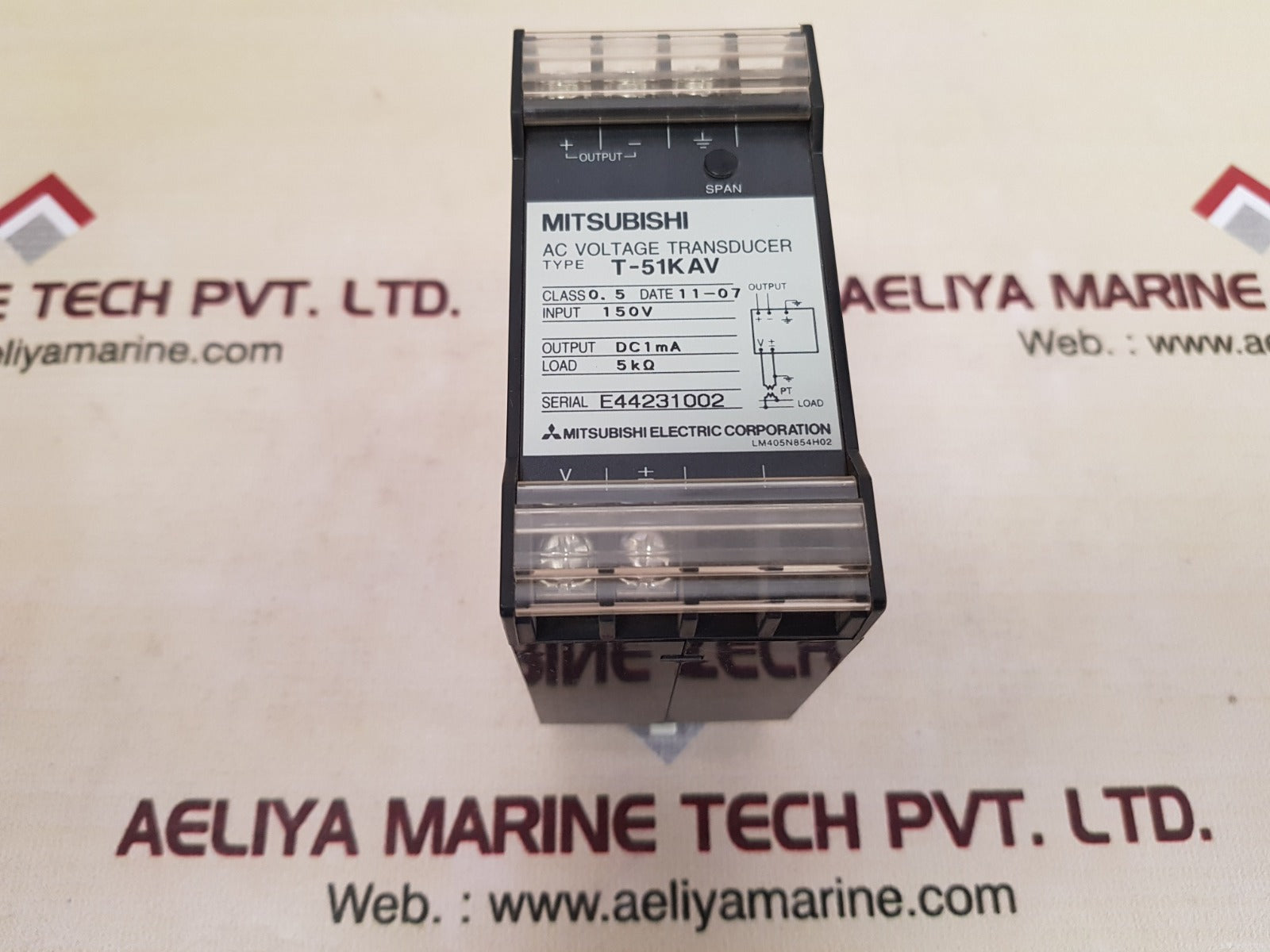 Mitsubishi t-51kav ac voltage transducer 150v - Image 2