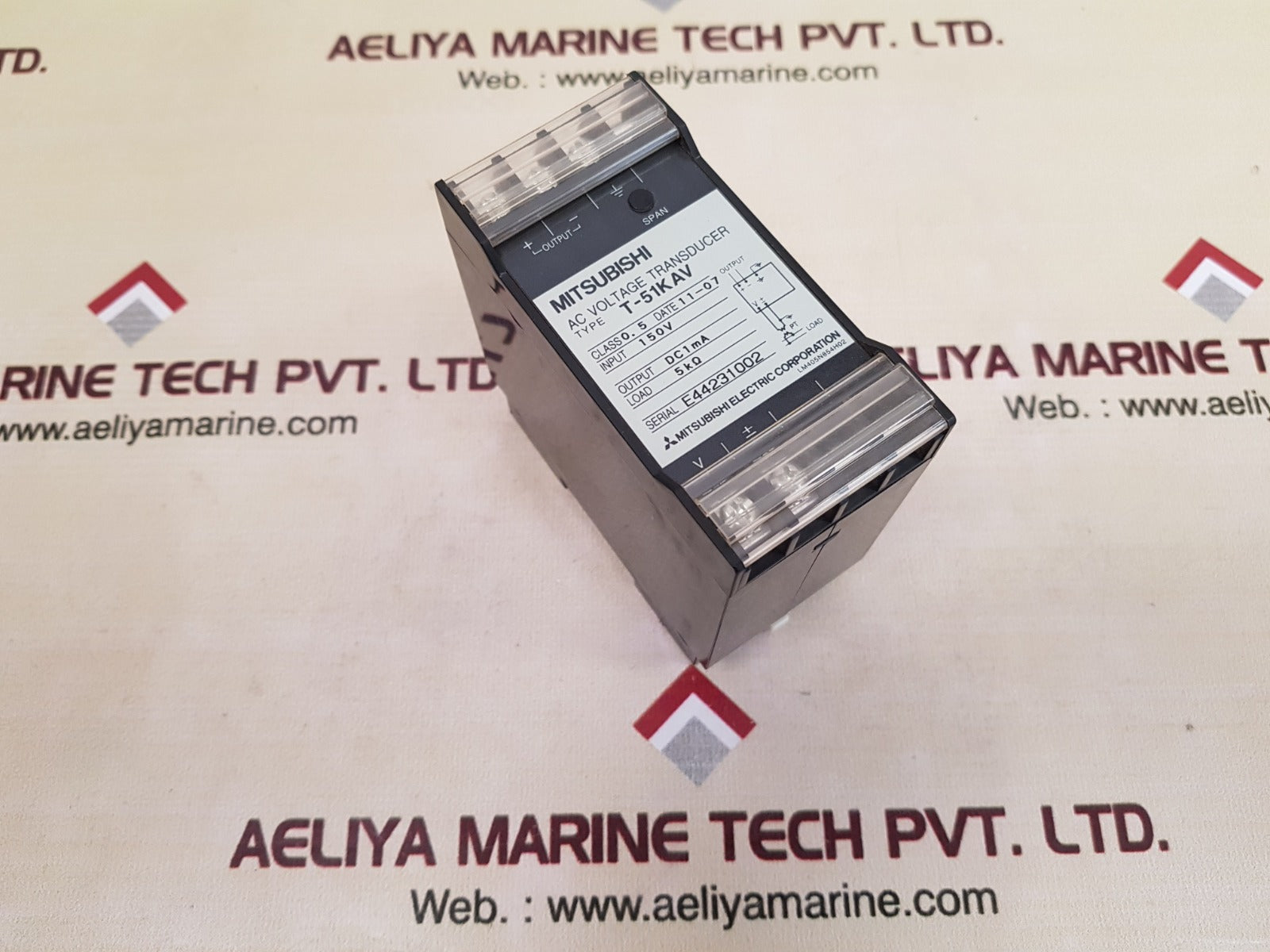 Mitsubishi t-51kav ac voltage transducer 150v - Image 5