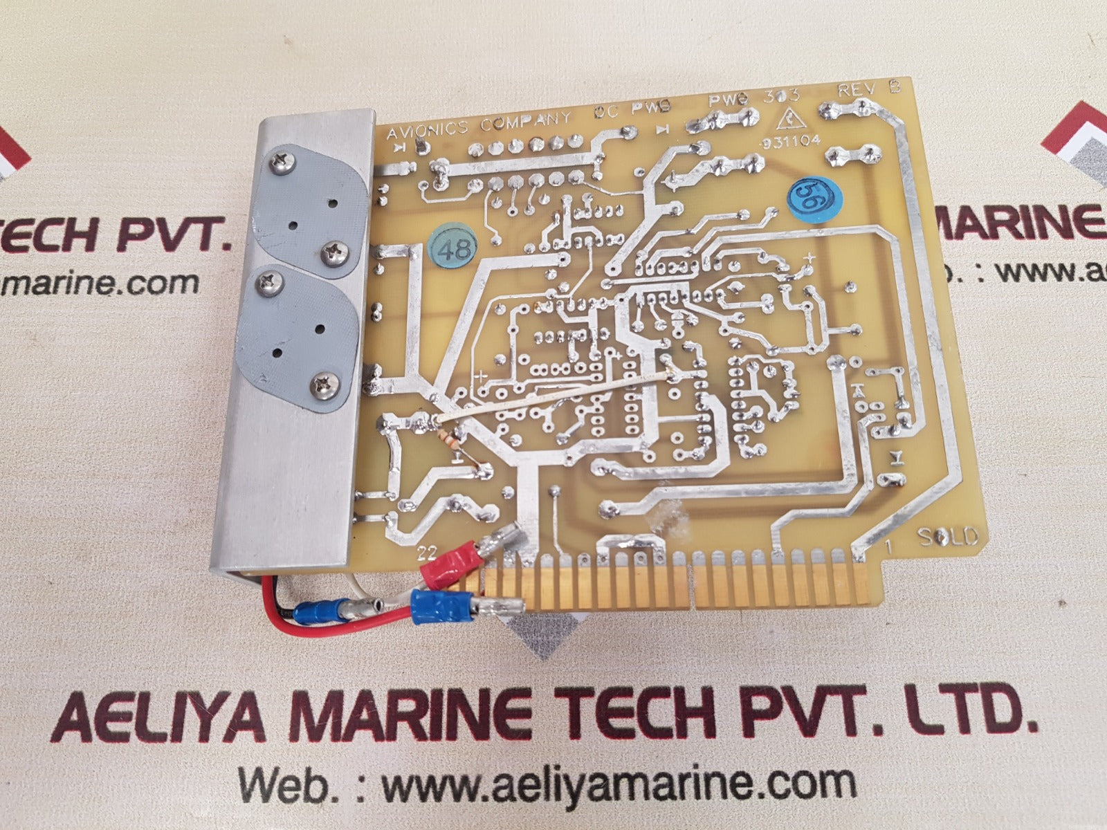 Southern avionics pwb 303 rev b pcb card 931104 - Image 4