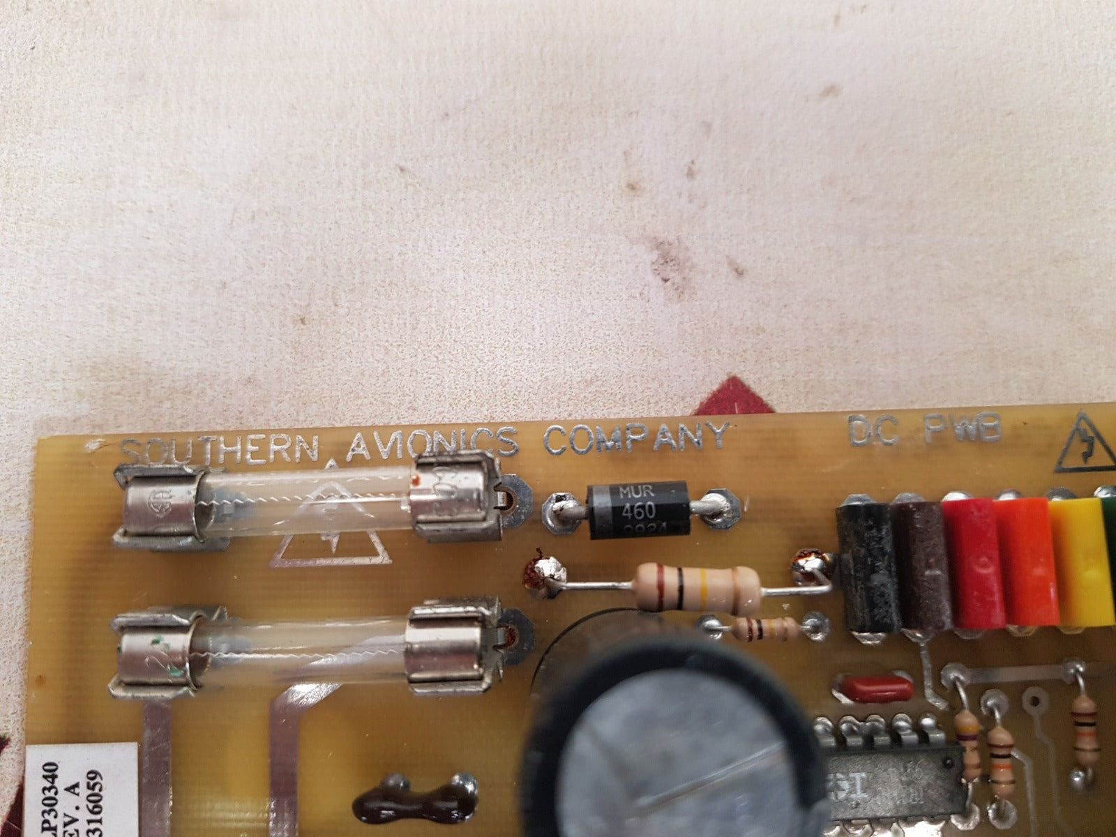 Southern avionics pwb 303 rev b pcb card 931104 - Image 6