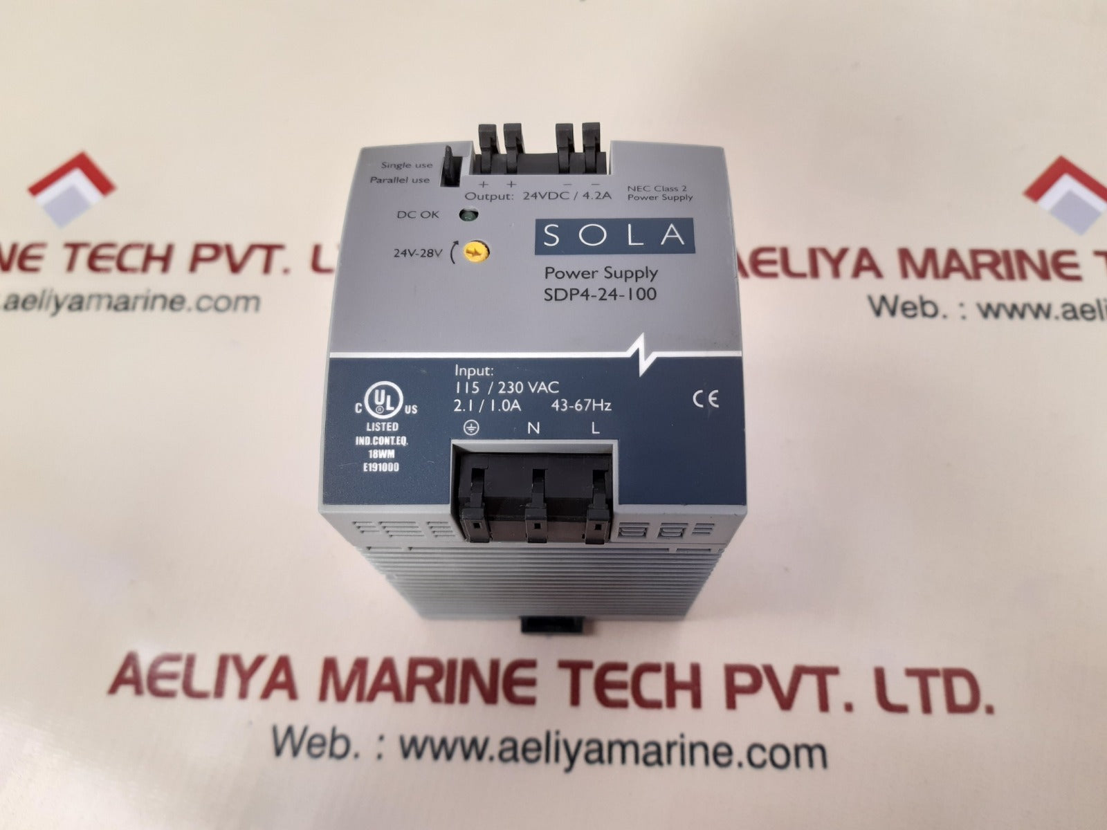 Sola sdp4-24-100 power supply 24.5v
