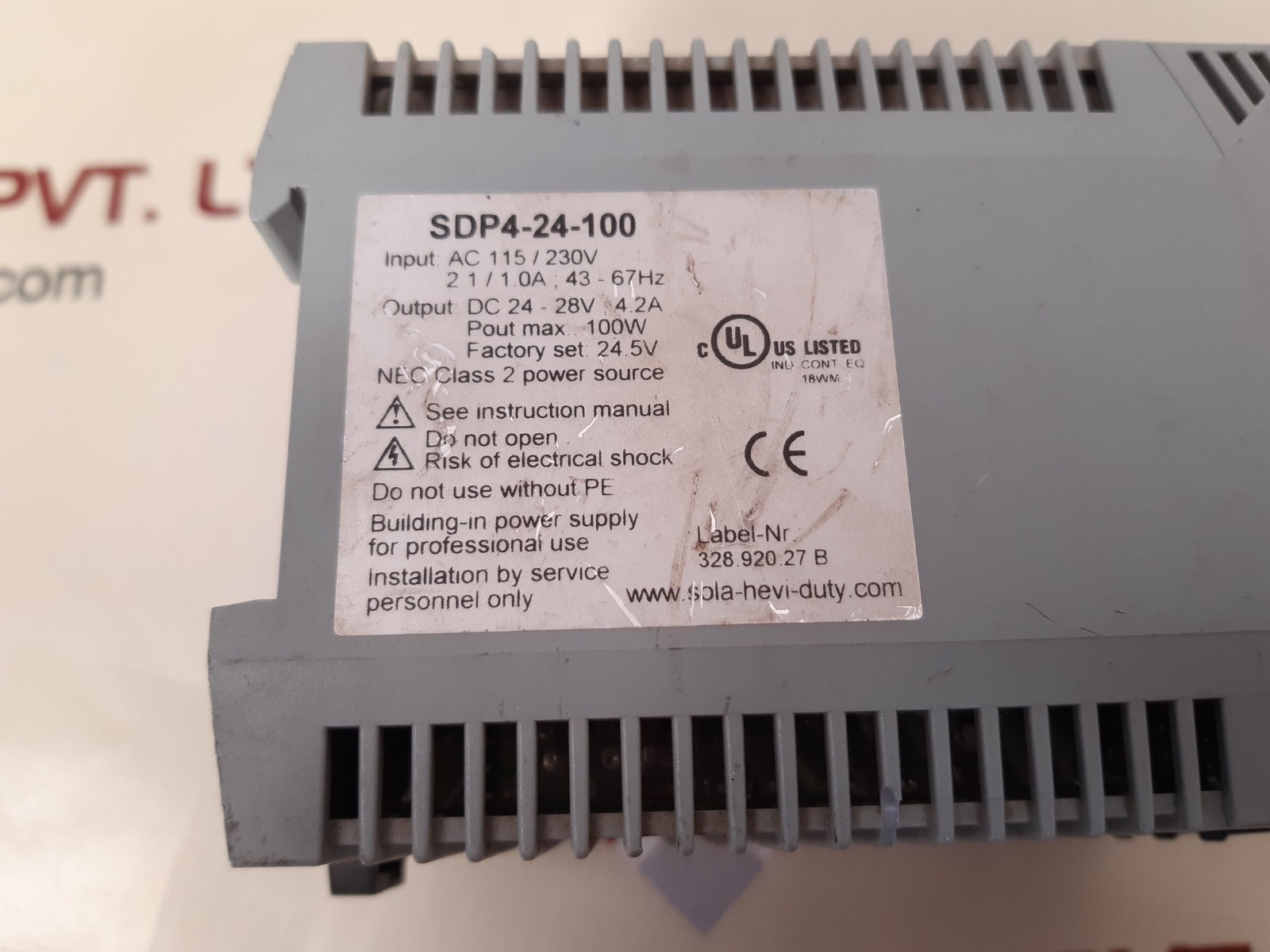 Sola sdp4-24-100 power supply 24.5v - Image 4