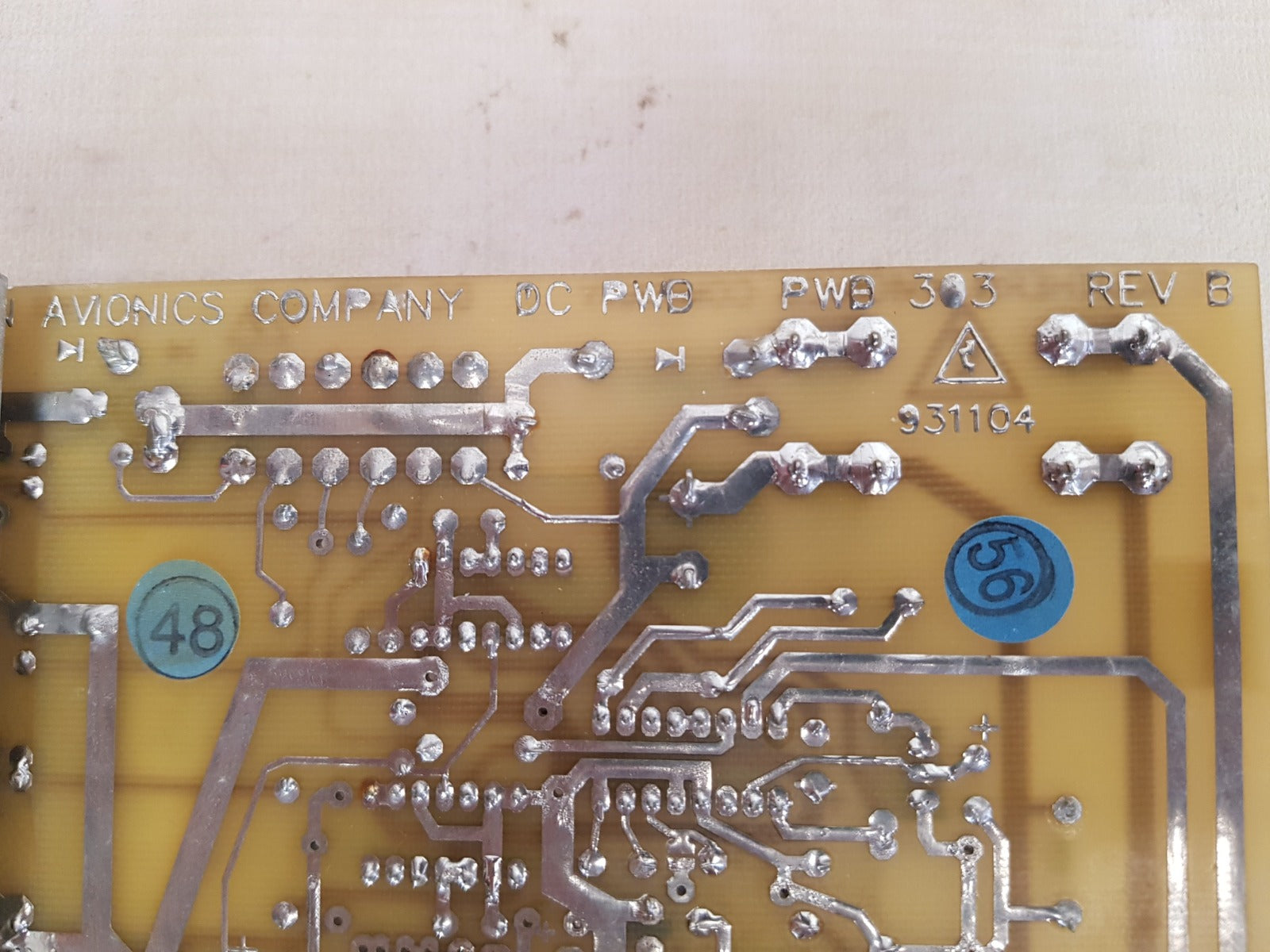Southern avionics pwb 303 rev b pcb card 931104 - Image 8