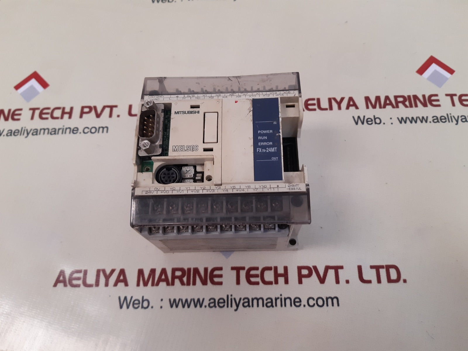 Mitsubishi melsec fx1n-24mt-ess/ul programmable controller 100-240vac 50/60hz