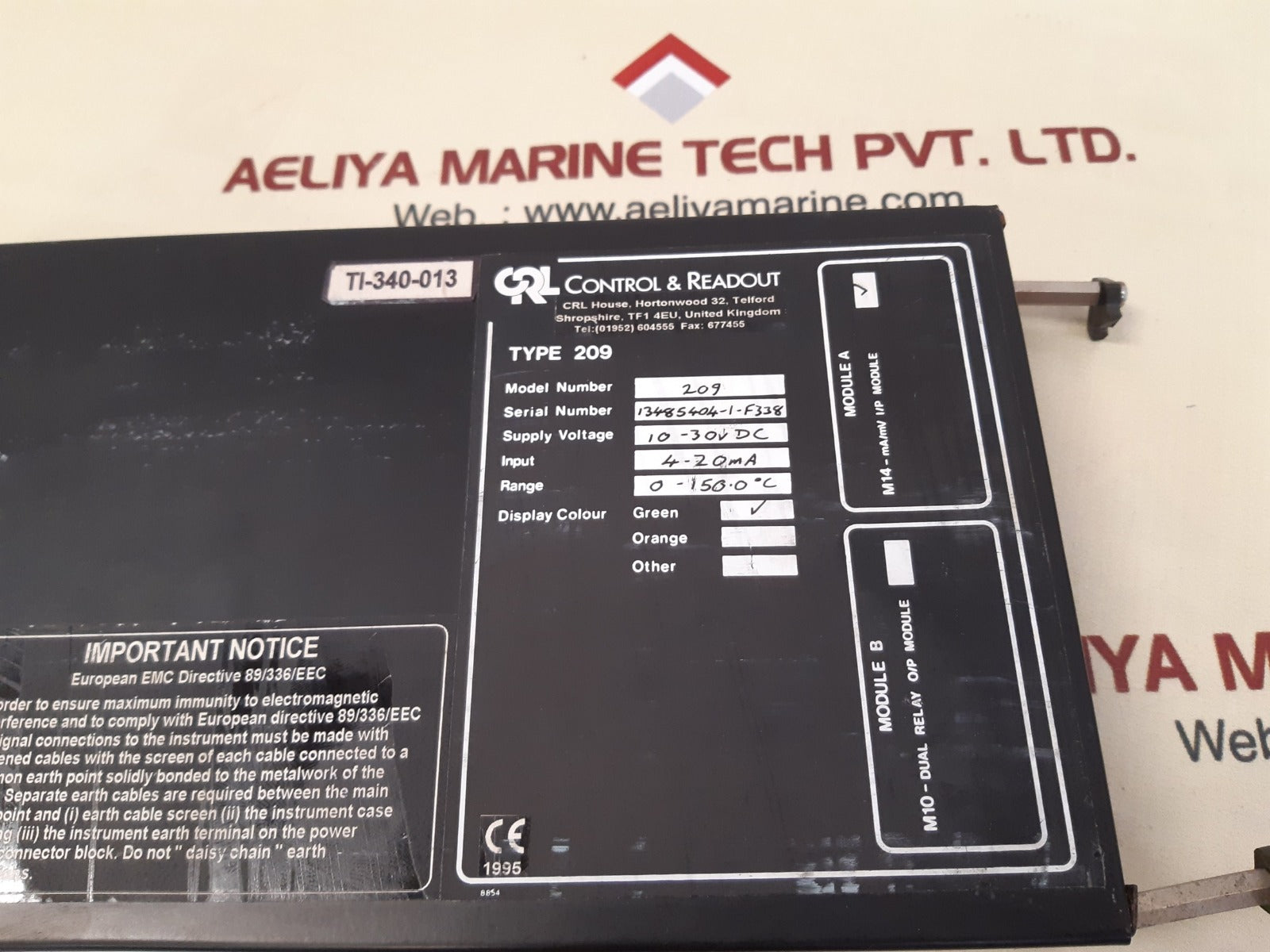 Control & Readout 209 Input Module 0-150.0?C - Image 3