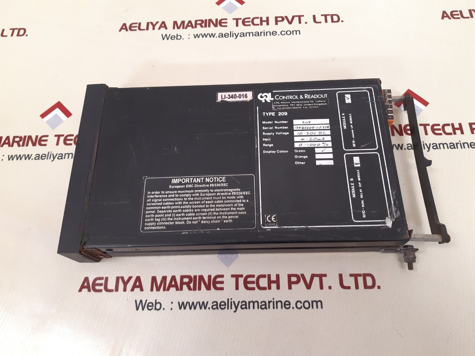 Control & Readout 209 Input Module 10-30V Dc - Image 2