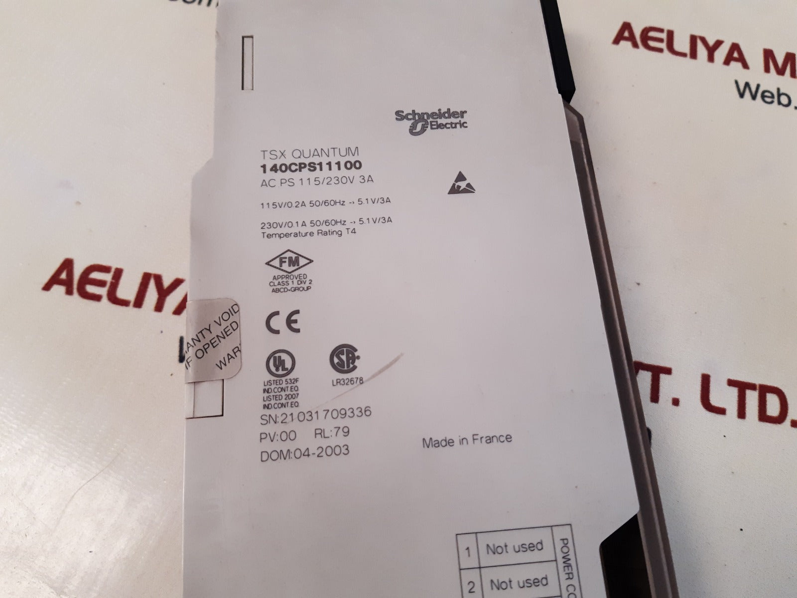 Schneider electric tsx quantum 140cps11100 power supply - Image 8