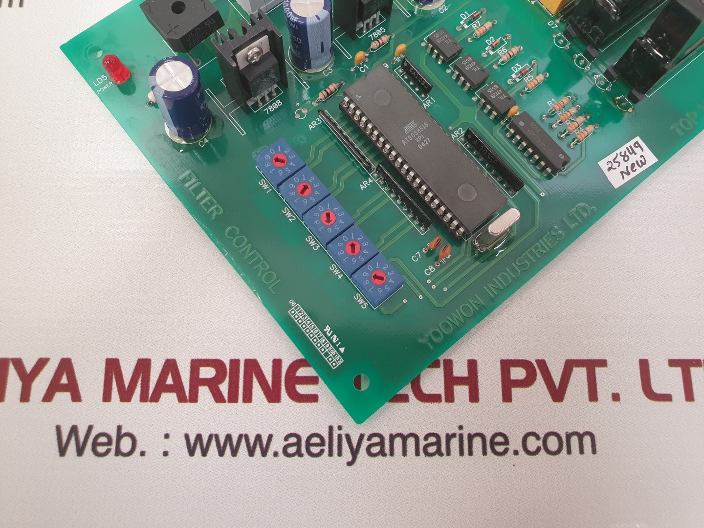 Yoowon ss-2002 filter control pcb card rev 2.5 - Image 5