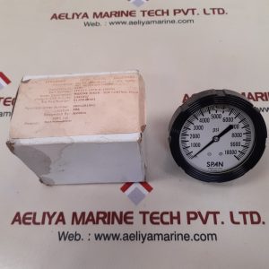 Span 2-0024-t pressure gauge 0 to 10000 psi