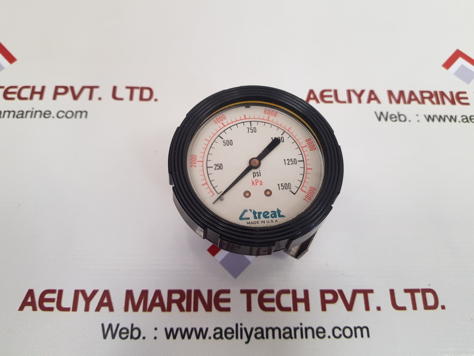 c?treat 02-1819-a panel gauge, 0-1500 psi - Image 2