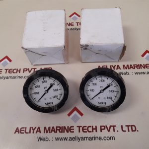 Span 02-0023-t Pressure Gauge 0 To 6000 Psi