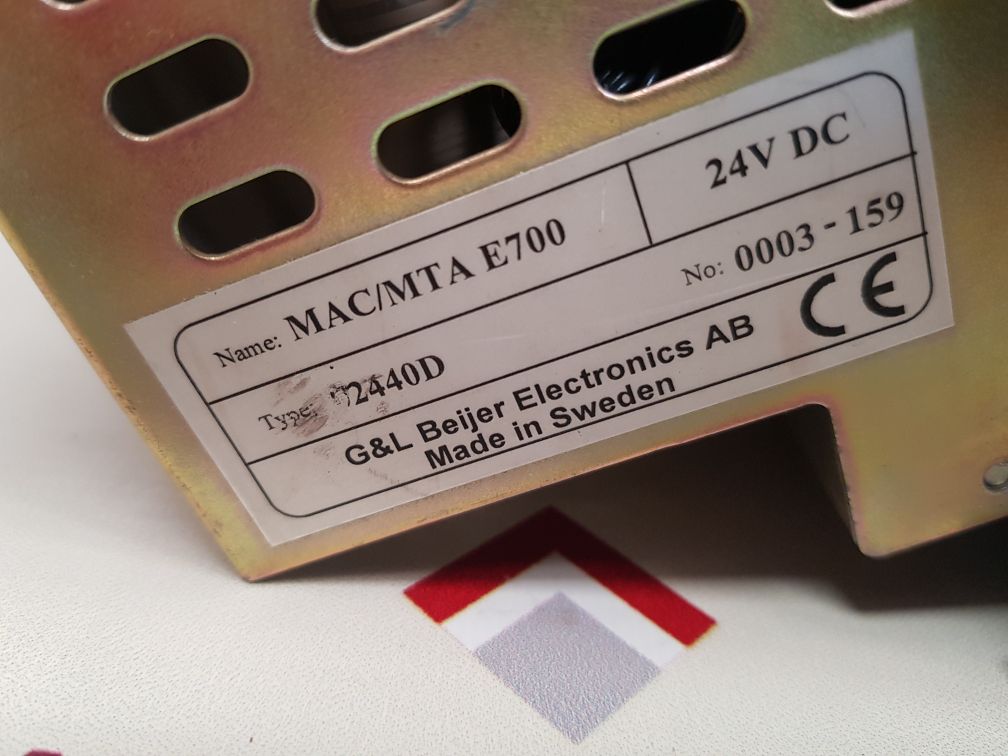 G&l beijer mac/mta e700 operator interface panel - Image 7