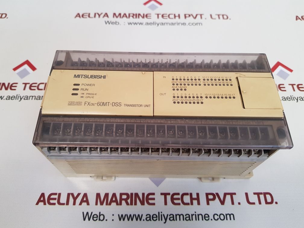 Mitsubishi fx0n-60mt-dss transistor unit programmable controller