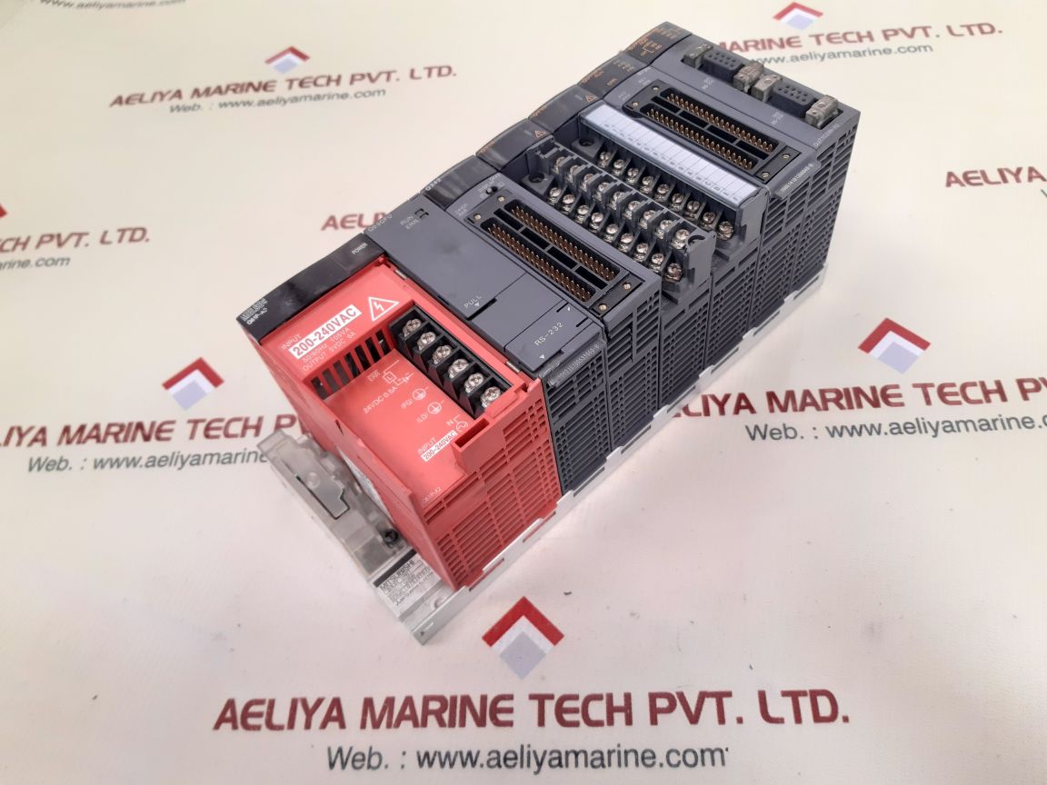 Mitsubishi melsec q61p-a2,q00cpu,qx42,qy10,qd75p4,qj71c24n-r2 module rack - Image 9