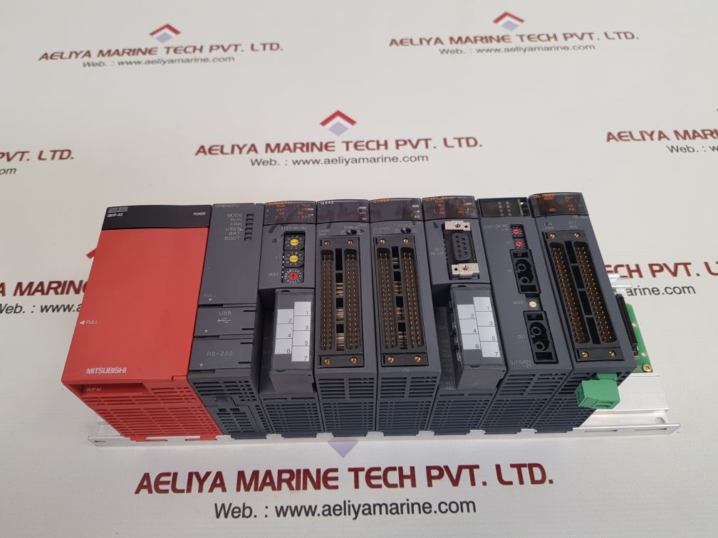 Mitsubishi melsec q61p-a2,q06hcpu,qj61bt11,qx42,qy42p,qj71c24,qd75d4 plc module - Image 3